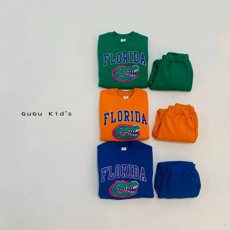 Gugu Kids - Korean Children Fashion - #minifashionista - Florida Top Bottom Set - 8