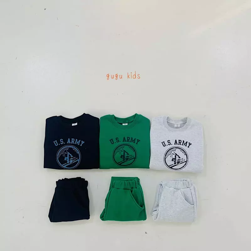 Gugu Kids - Korean Children Fashion - #minifashionista - Skii Panda Top Bottom Set - 2
