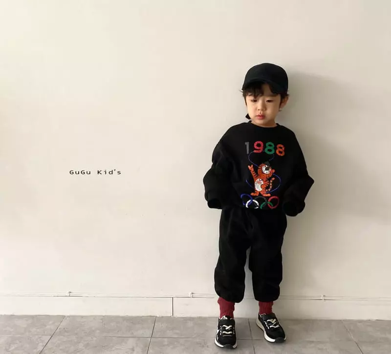 Gugu Kids - Korean Children Fashion - #prettylittlegirls - Tiger Top Bottom Set - 12