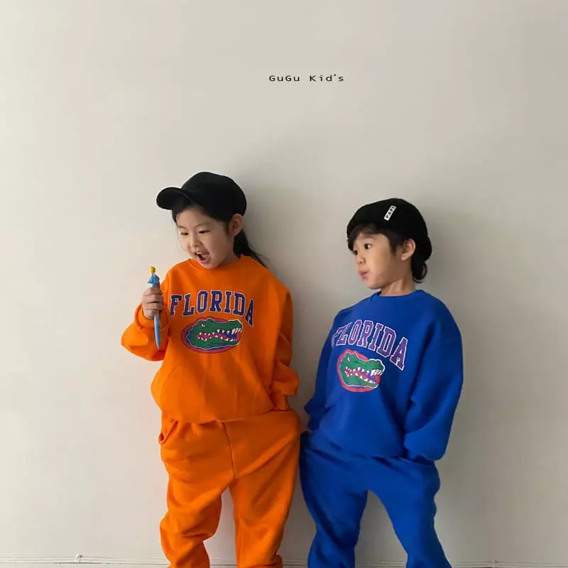 Gugu Kids - Korean Children Fashion - #prettylittlegirls - Florida Top Bottom Set - 9