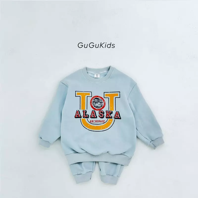 Gugu Kids - Korean Children Fashion - #prettylittlegirls - Alasta Top Bottom Set - 8