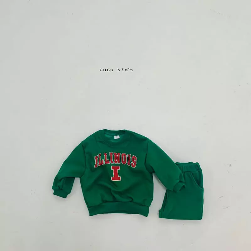 Gugu Kids - Korean Children Fashion - #todddlerfashion - Illinoi Top Bottom Set - 7