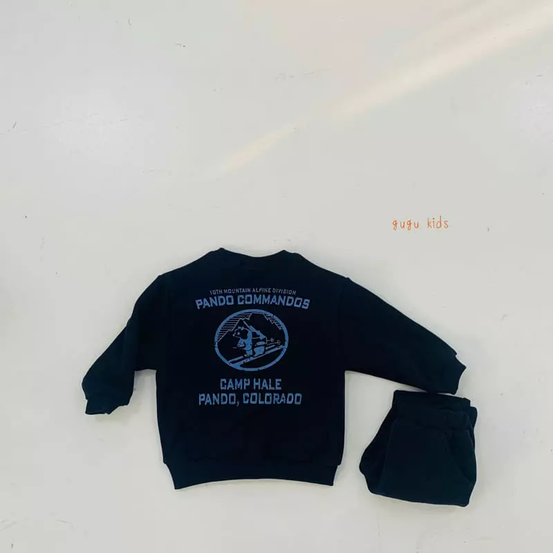 Gugu Kids - Korean Children Fashion - #prettylittlegirls - Skii Panda Top Bottom Set - 4