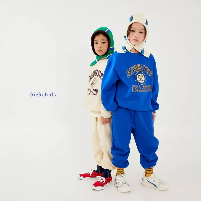 Gugu Kids - Korean Children Fashion - #toddlerclothing - California Top Bottom Set - 9