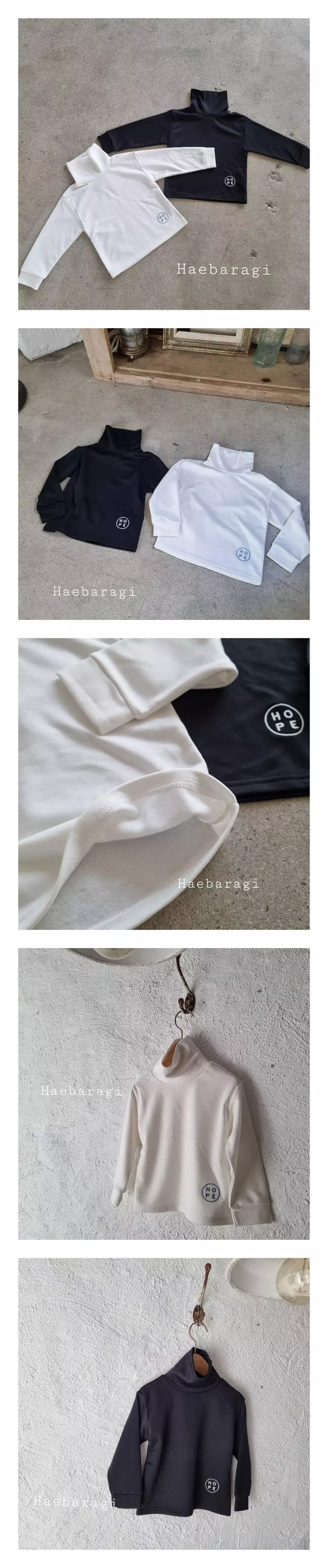 Haebaragi - Korean Children Fashion - #prettylittlegirls - Hooe Turtleneck 