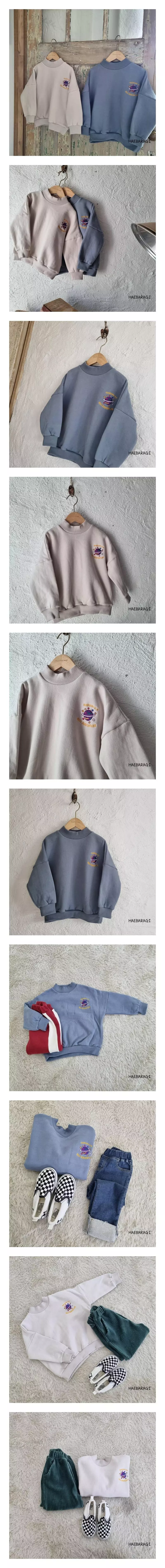Haebaragi - Korean Children Fashion - #todddlerfashion - Space Sweatshirt