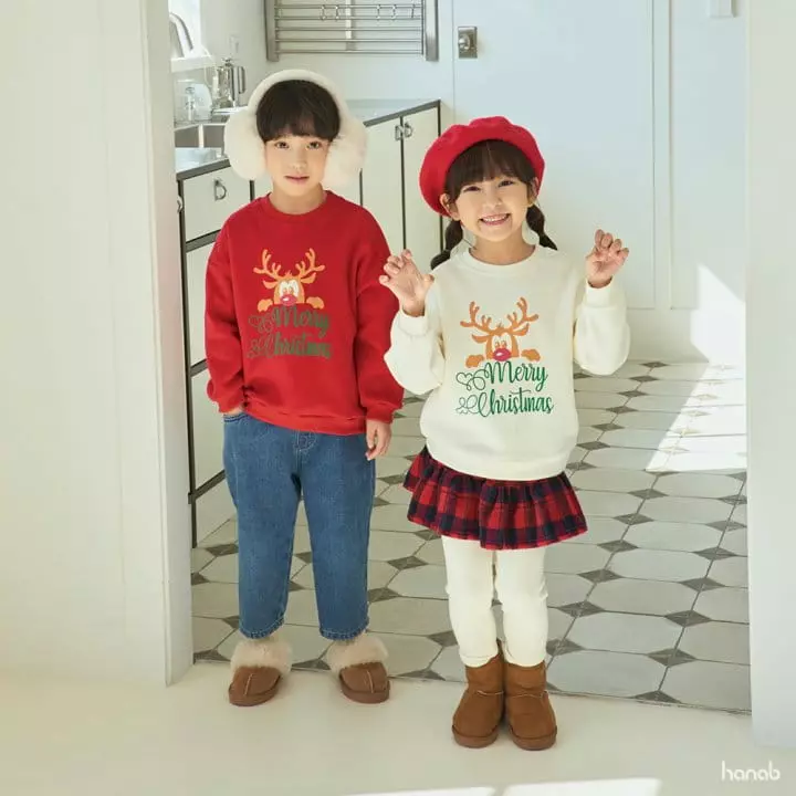 Hanab - Korean Children Fashion - #Kfashion4kids - Rudolf Sweatshirt - 3