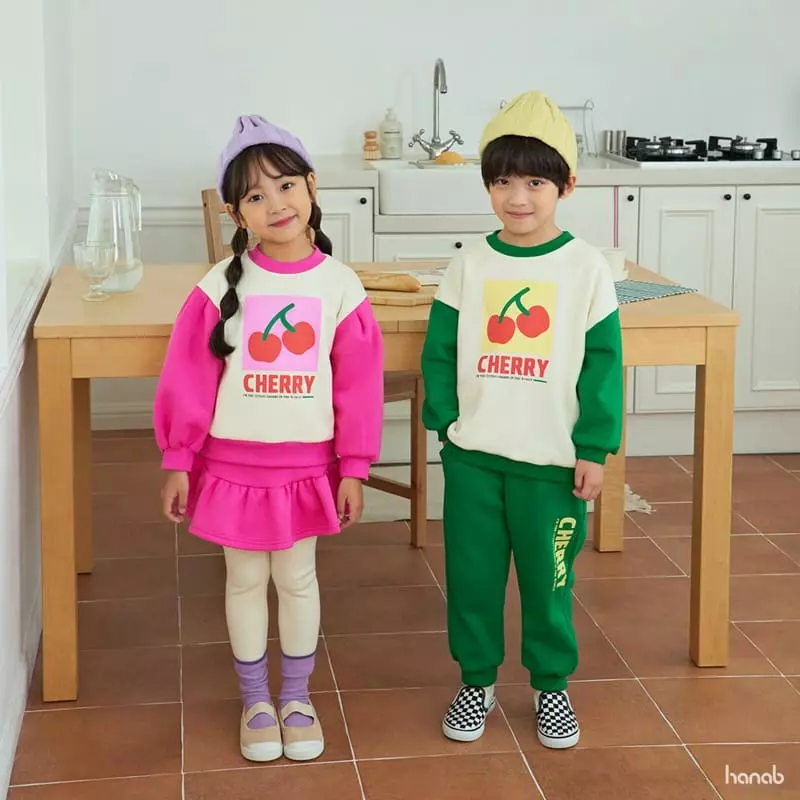 Hanab - Korean Children Fashion - #Kfashion4kids - Square Cherry Set - 9