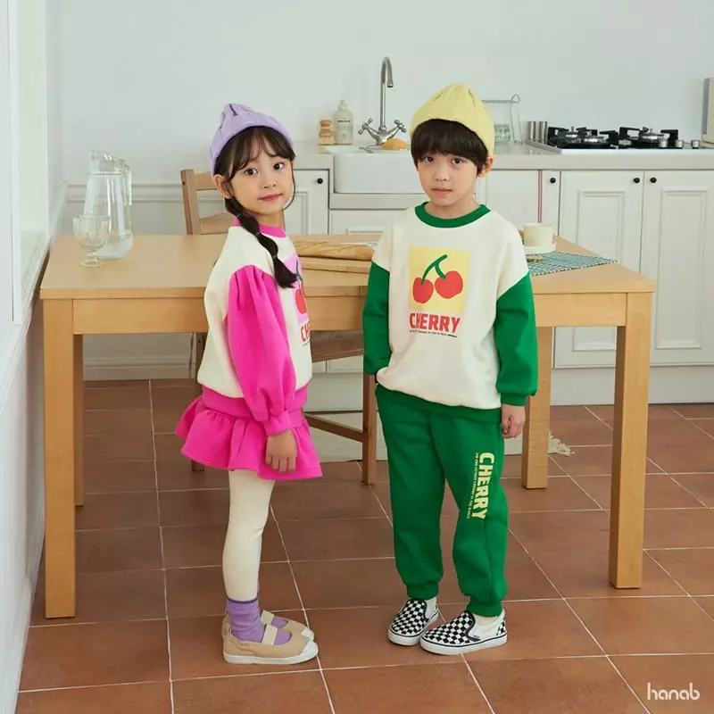 Hanab - Korean Children Fashion - #childofig - Square Cherry Set
