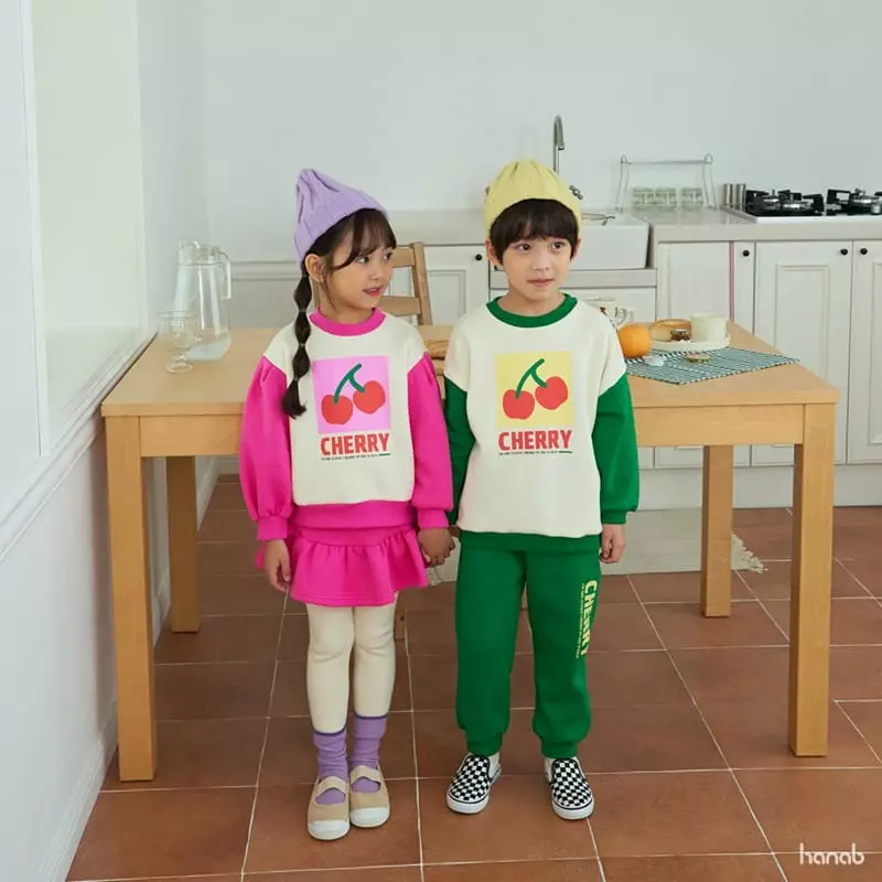 Hanab - Korean Children Fashion - #kidsstore - Square Cherry Set - 7
