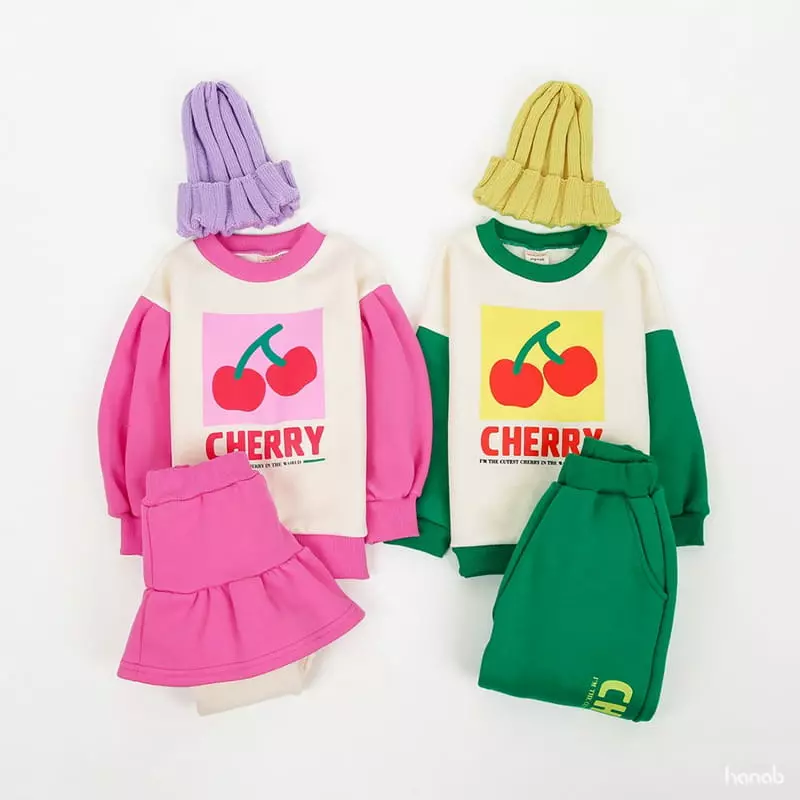 Hanab - Korean Children Fashion - #littlefashionista - Square Cherry Set - 10