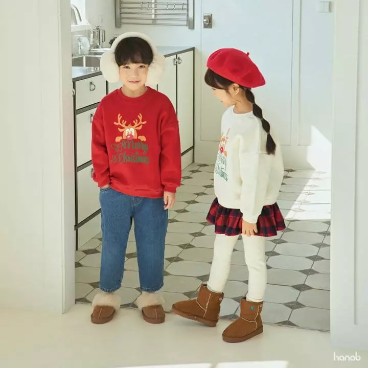 Hanab - Korean Children Fashion - #magicofchildhood - Rudolf Sweatshirt - 5
