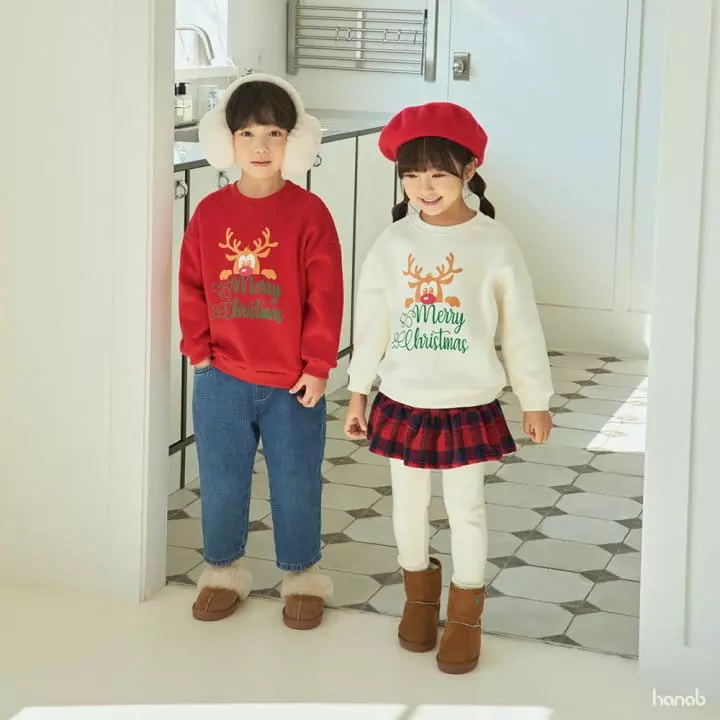 Hanab - Korean Children Fashion - #minifashionista - Rudolf Sweatshirt - 6