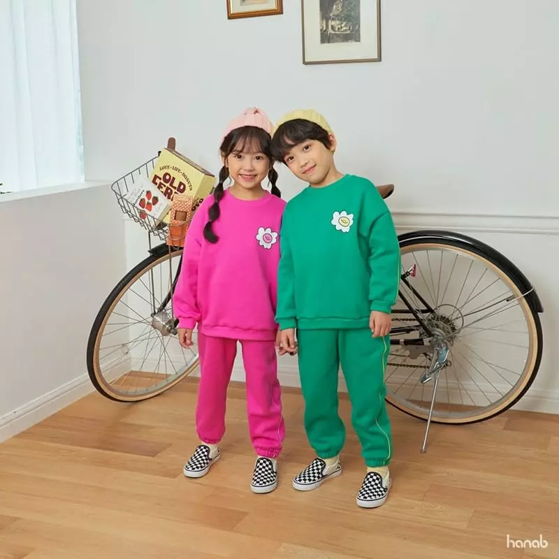 Hanab - Korean Children Fashion - #minifashionista - Fly Top Bottom Set - 3