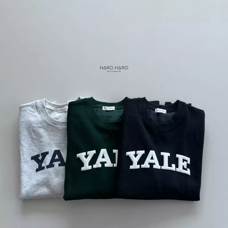 Haro Haro - Korean Children Fashion - #Kfashion4kids - Yale Fleece Top Bottom Set - 3