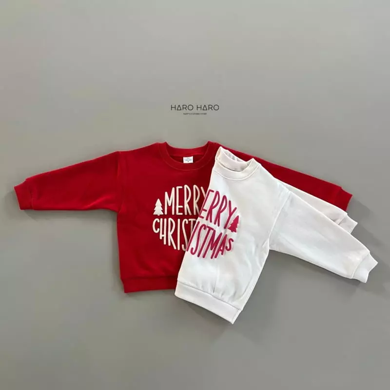 Haro Haro - Korean Children Fashion - #childofig - Christmas Fleece Sweatshirt