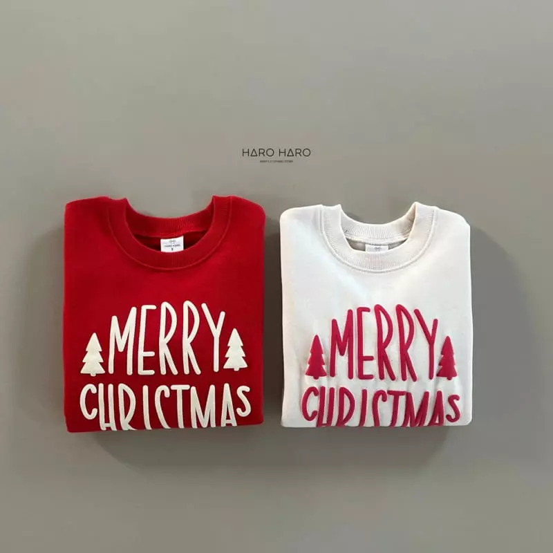 Haro Haro - Korean Children Fashion - #childrensboutique - Christmas Fleece Sweatshirt - 2