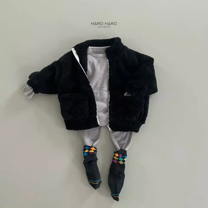 Haro Haro - Korean Children Fashion - #childrensboutique - Lanvan Fleece Easywear - 12