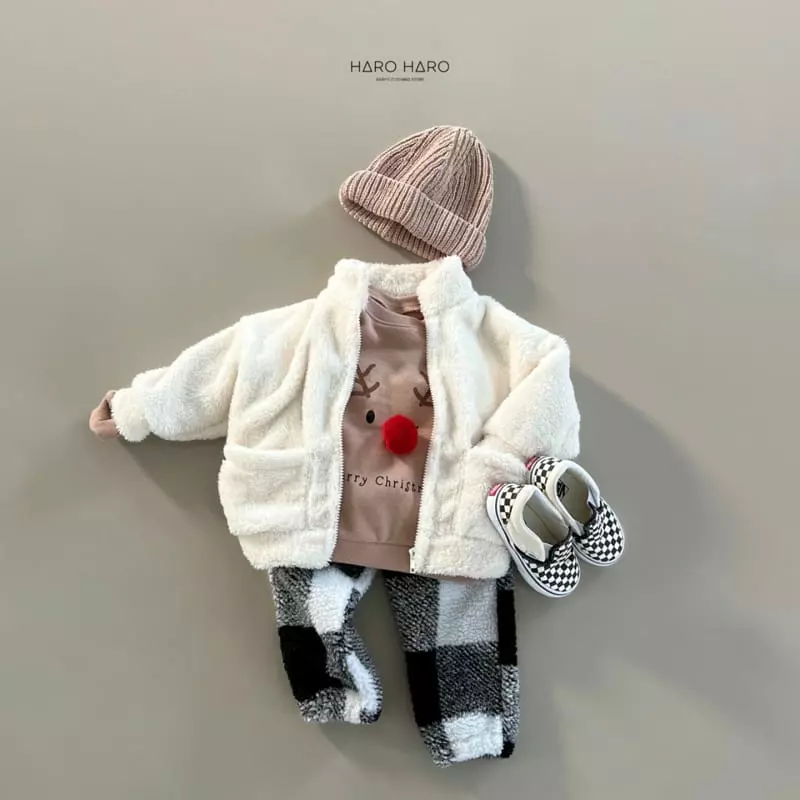 Haro Haro - Korean Children Fashion - #fashionkids - Big Co Fleece Sweatshirt - 7