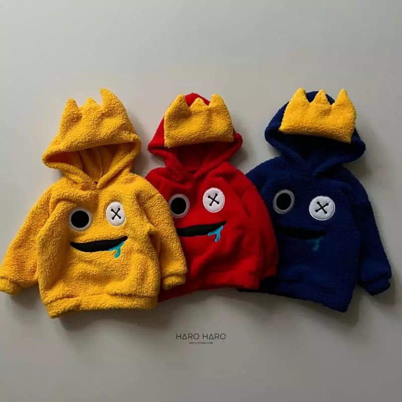 Haro Haro - Korean Children Fashion - #kidsshorts - Rainbow Hoody Tee