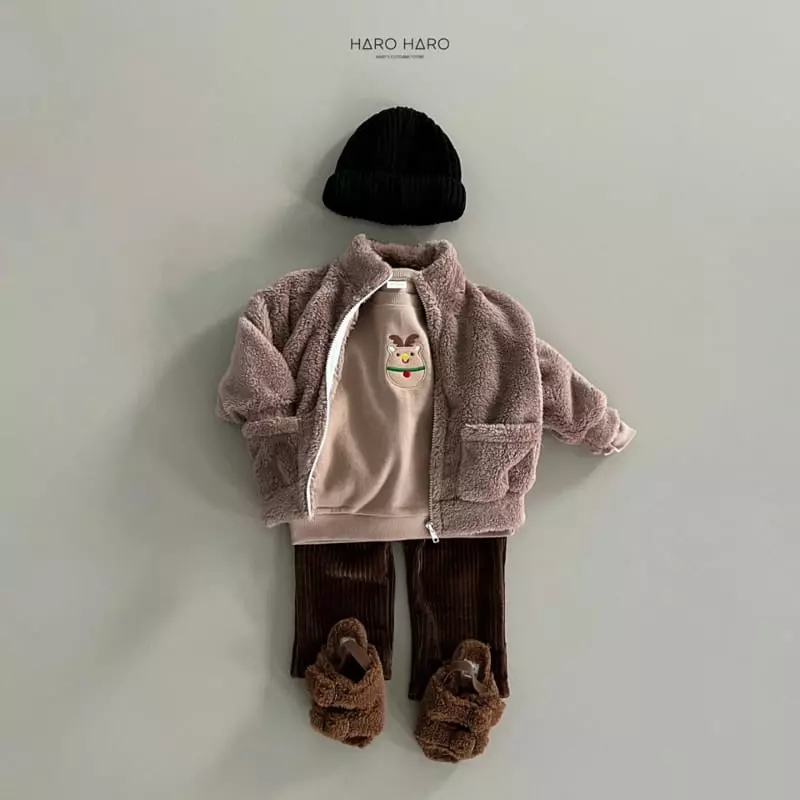 Haro Haro - Korean Children Fashion - #kidsshorts - Merry Embrodiery Sweatshirt - 9