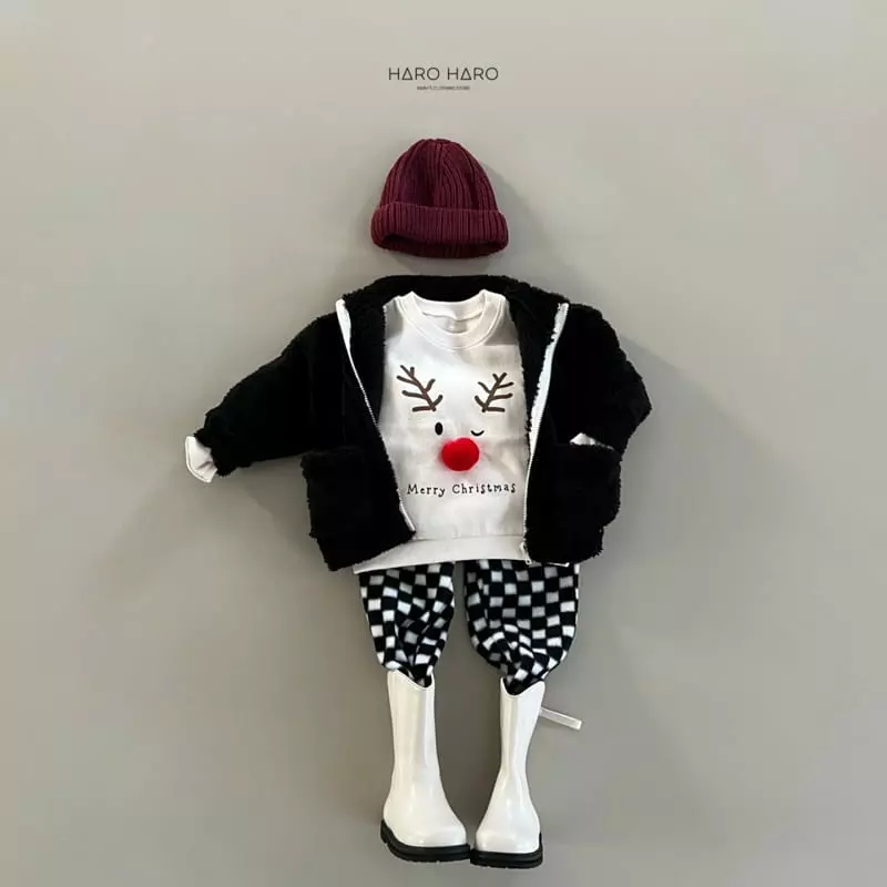 Haro Haro - Korean Children Fashion - #kidsshorts - Big Co Fleece Sweatshirt - 8