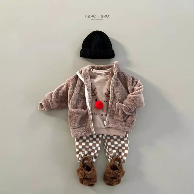 Haro Haro - Korean Children Fashion - #kidsstore - Big Co Fleece Sweatshirt - 9