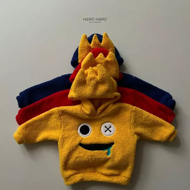 Haro Haro - Korean Children Fashion - #kidzfashiontrend - Rainbow Hoody Tee - 3