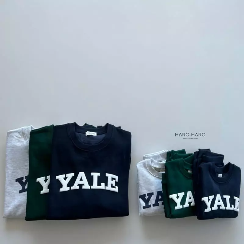 Haro Haro - Korean Children Fashion - #kidzfashiontrend - Yale Fleece Top Bottom Set - 2