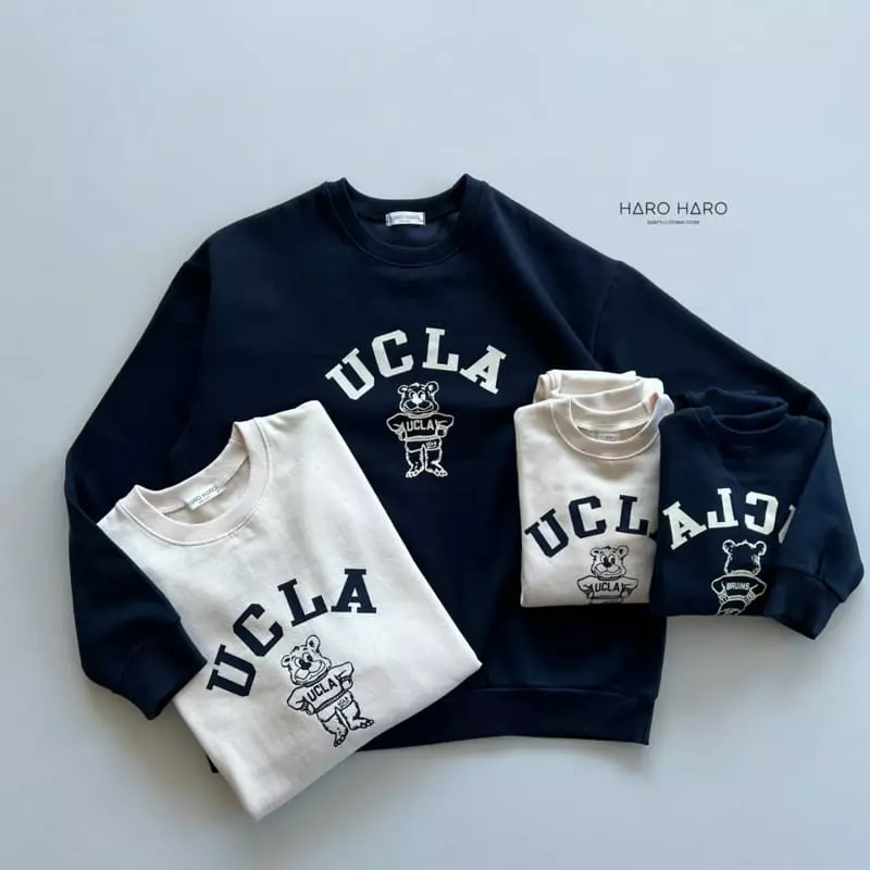 Haro Haro - Korean Children Fashion - #littlefashionista - Front Back Bear Fleece Top Bottom Set - 3