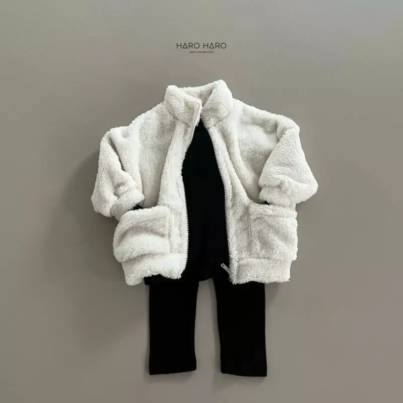 Haro Haro - Korean Children Fashion - #minifashionista - Lanvan Fleece Easywear - 8