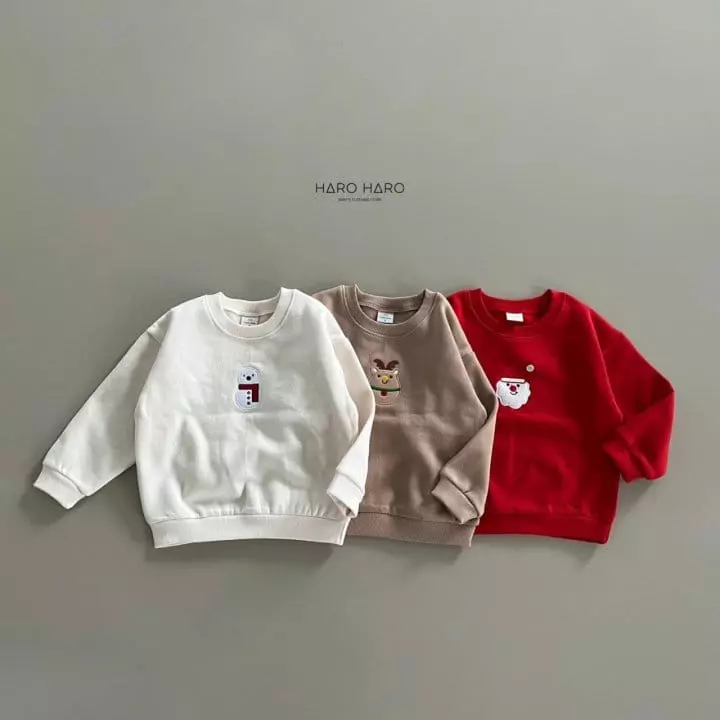 Haro Haro - Korean Children Fashion - #minifashionista - Merry Sweatshirt - 4