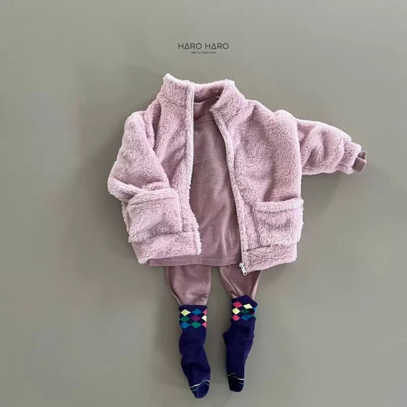 Haro Haro - Korean Children Fashion - #prettylittlegirls - Lanvan Fleece Easywear - 9