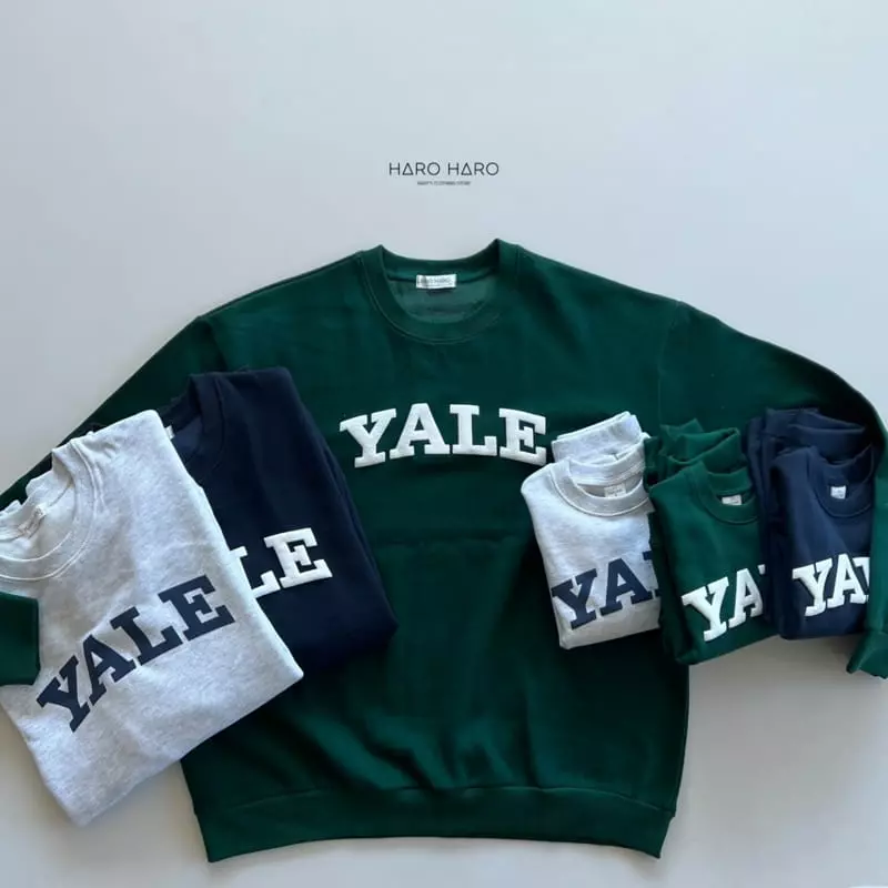 Haro Haro - Korean Children Fashion - #todddlerfashion - Yale Fleece Top Bottom Set - 8