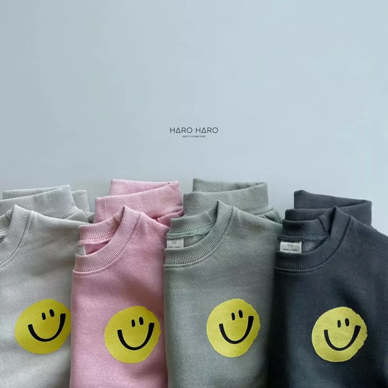 Haro Haro - Korean Children Fashion - #toddlerclothing - Smile Fleece Top Bottom Set - 5