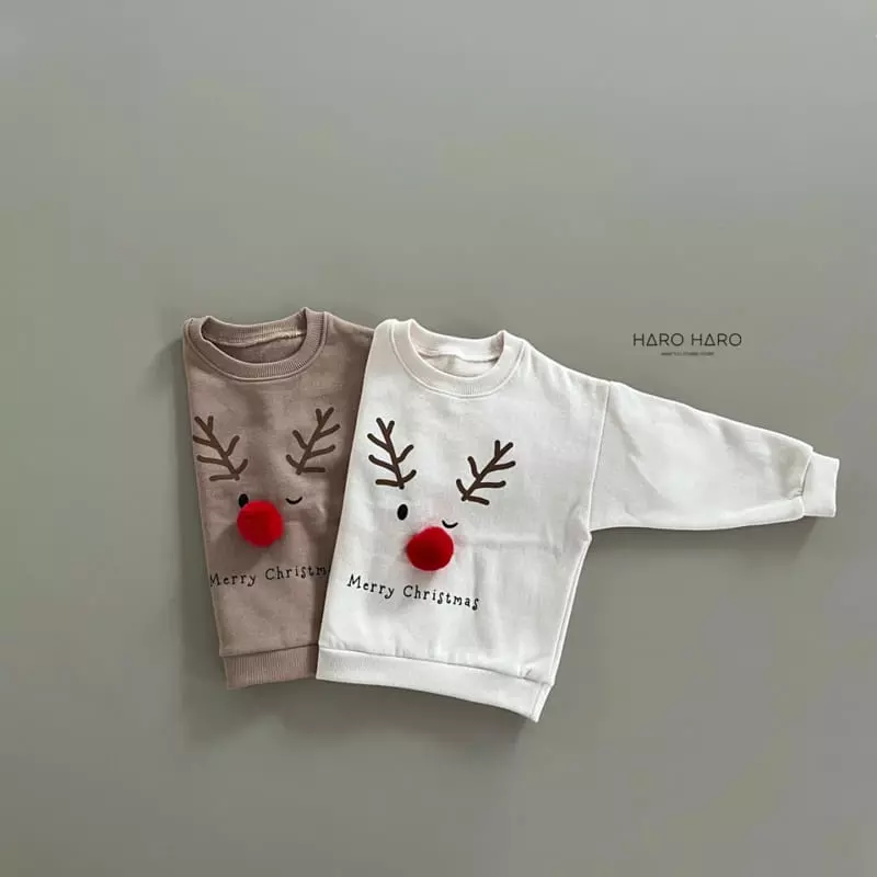 Haro Haro - Korean Children Fashion - #toddlerclothing - Big Co Fleece Sweatshirt