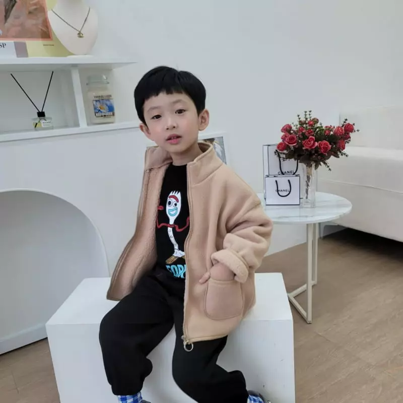Heart Baby - Korean Children Fashion - #Kfashion4kids - Fleece Zip-up - 9