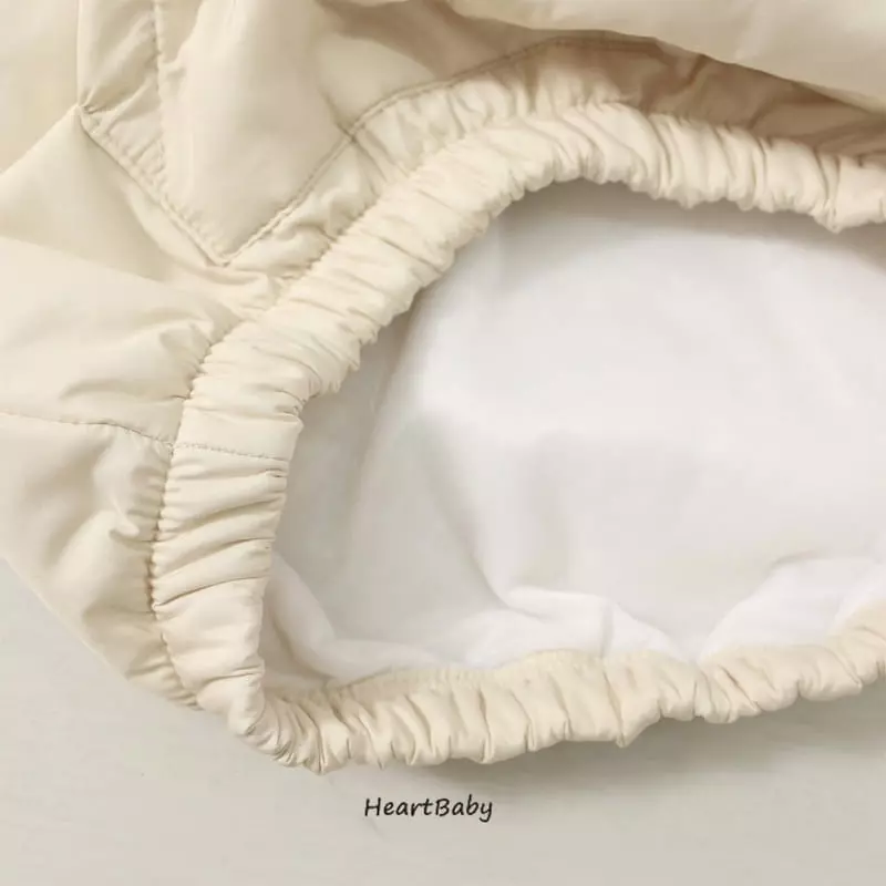 Heart Baby - Korean Children Fashion - #childofig - Check Point Padding Top Bottom Set - 8