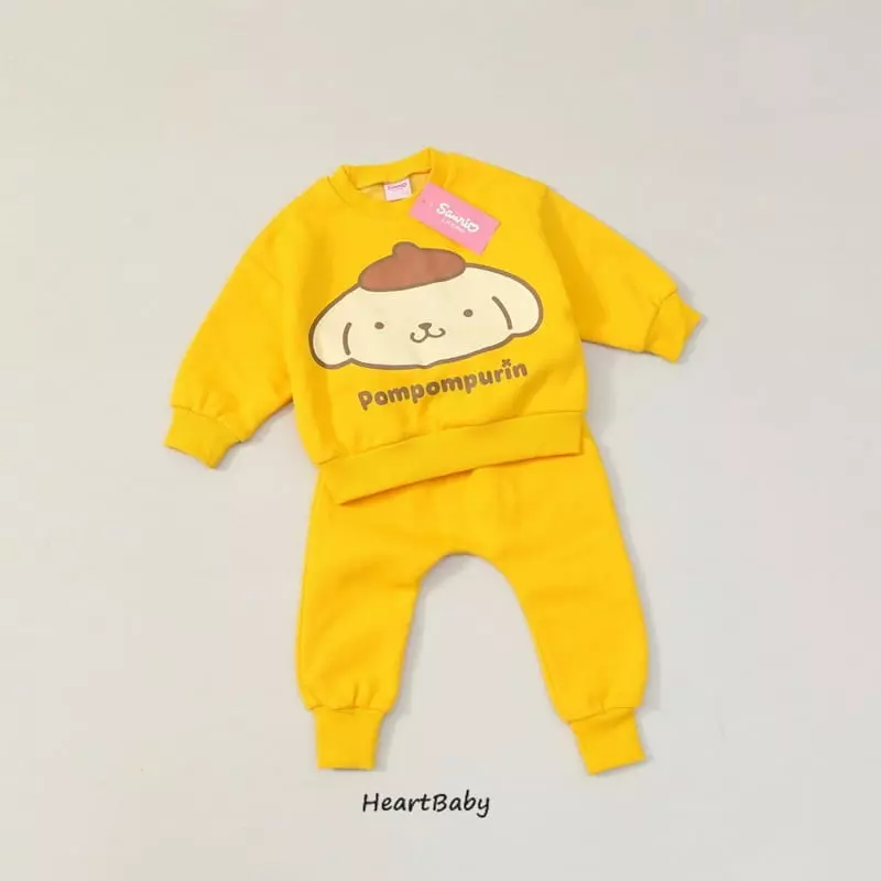 Heart Baby - Korean Children Fashion - #childrensboutique - Sanrio Top Bottom Set - 6