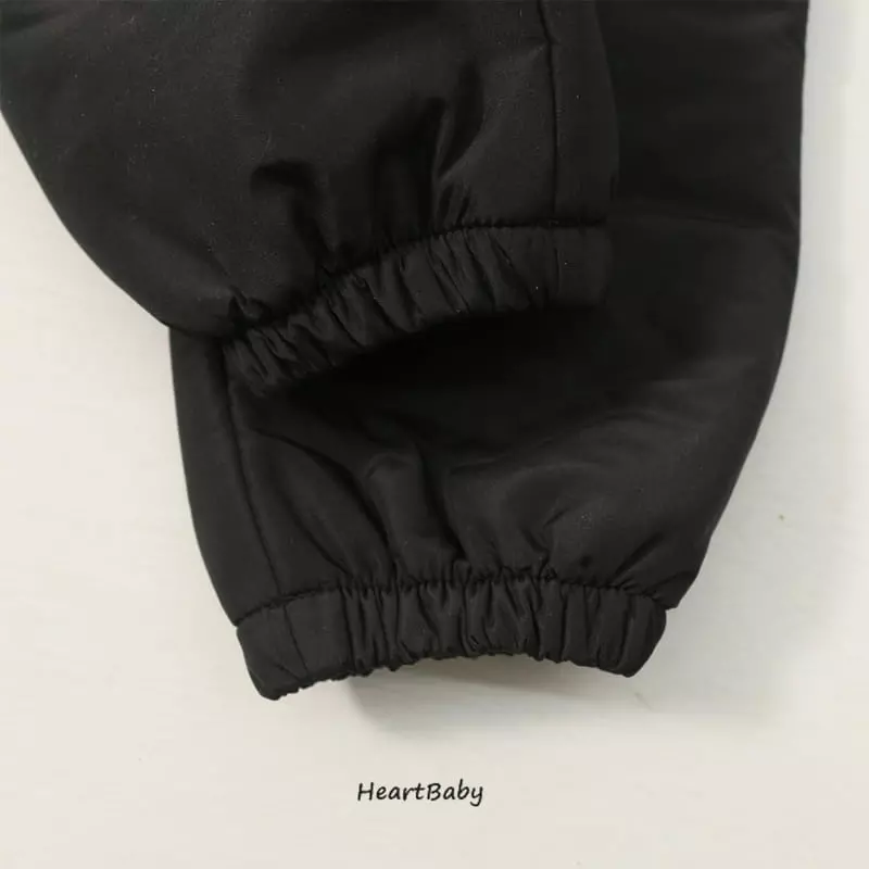 Heart Baby - Korean Children Fashion - #designkidswear - Check Point Padding Top Bottom Set - 10