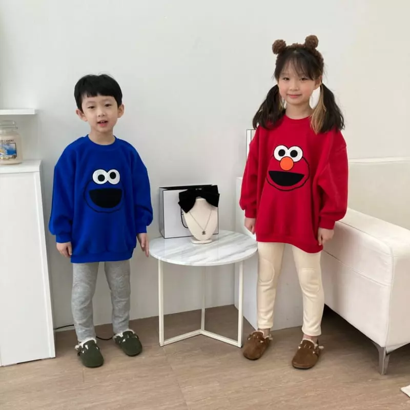 Heart Baby - Korean Children Fashion - #discoveringself - Sesami Fleece Sweatshirt - 7
