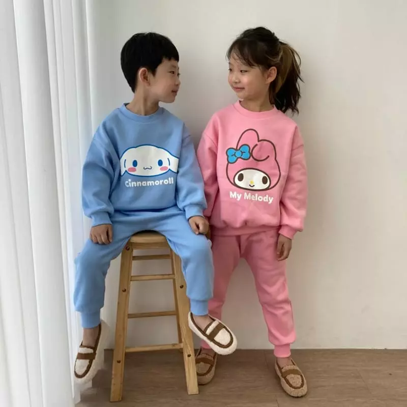 Heart Baby - Korean Children Fashion - #fashionkids - Sanrio Top Bottom Set - 9
