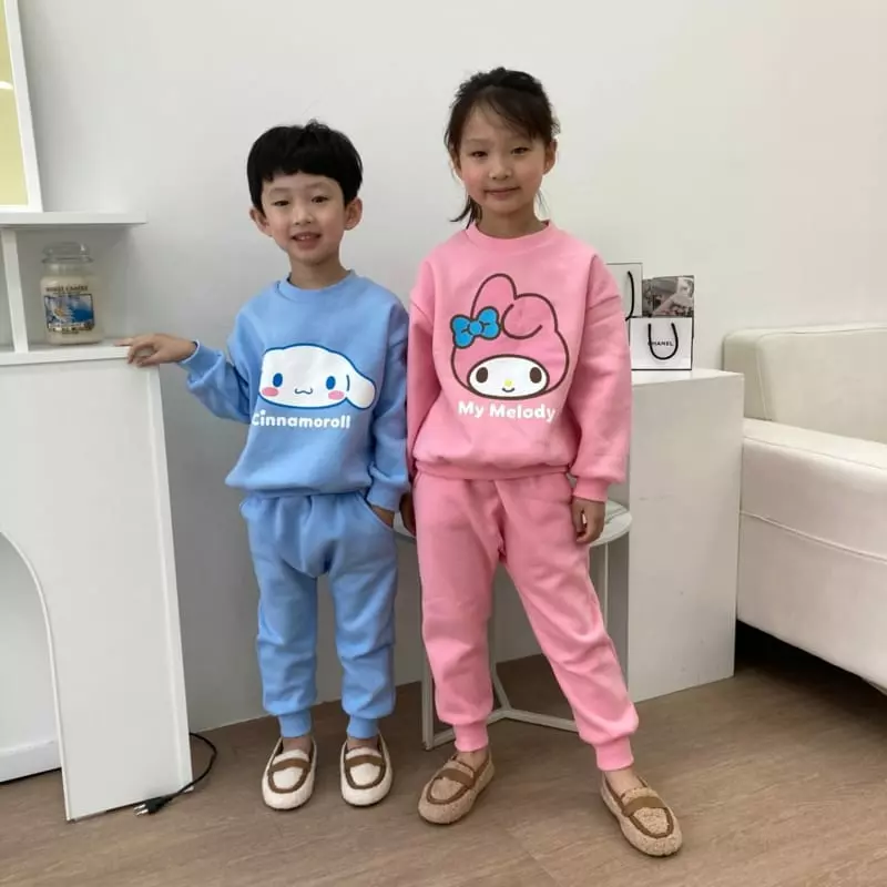 Heart Baby - Korean Children Fashion - #kidsshorts - Sanrio Top Bottom Set - 10