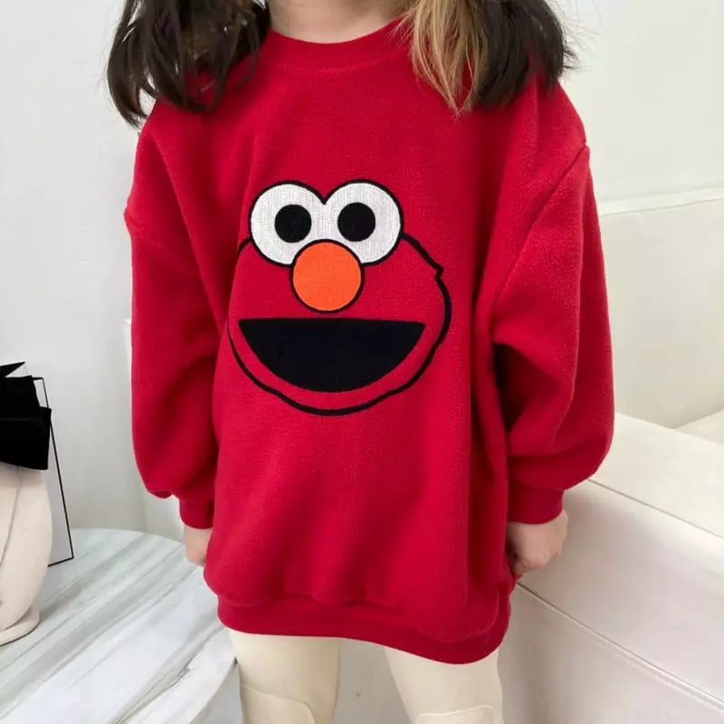 Heart Baby - Korean Children Fashion - #kidsstore - Sesami Fleece Sweatshirt - 10