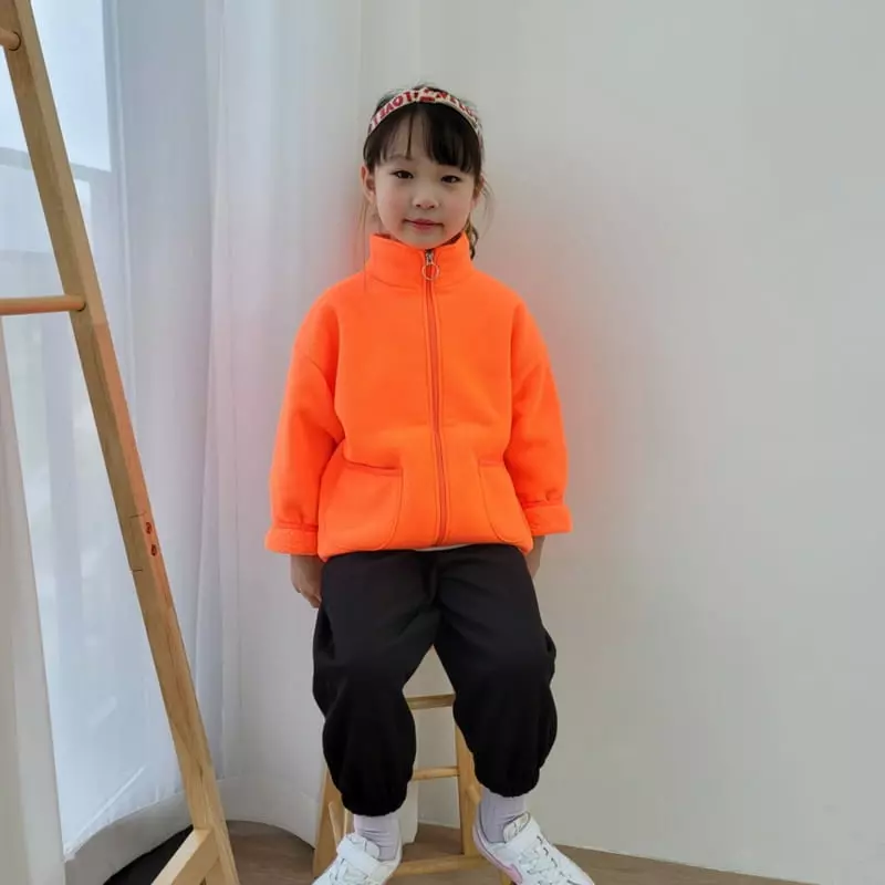 Heart Baby - Korean Children Fashion - #magicofchildhood - Fleece Zip-up - 11
