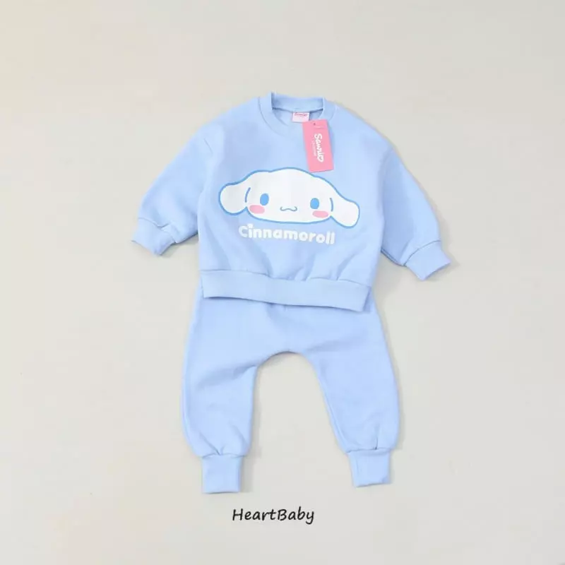 Heart Baby - Korean Children Fashion - #toddlerclothing - Sanrio Top Bottom Set - 4