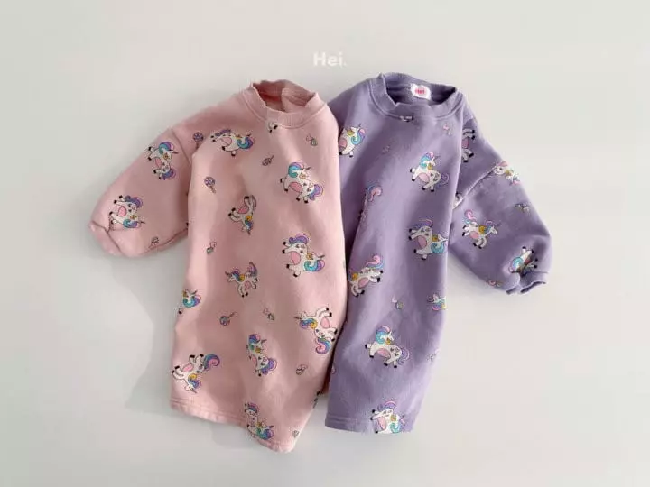 Hei - Korean Children Fashion - #Kfashion4kids - Unicorn One-piece