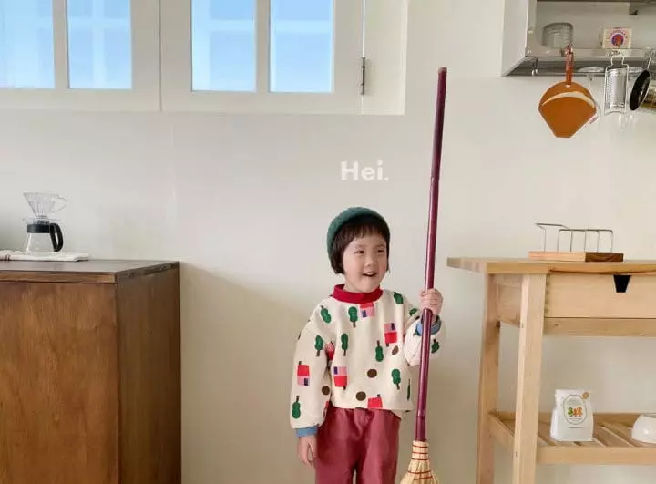 Hei - Korean Children Fashion - #kidsshorts - Our Home Sweatshirt - 12