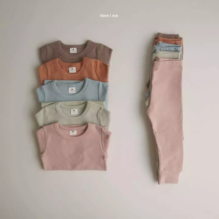 Here I Am - Korean Children Fashion - #magicofchildhood - Caramel Easywear Set - 2