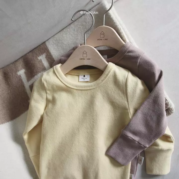 Here I Am - Korean Children Fashion - #minifashionista - Caramel Easywear Set - 4